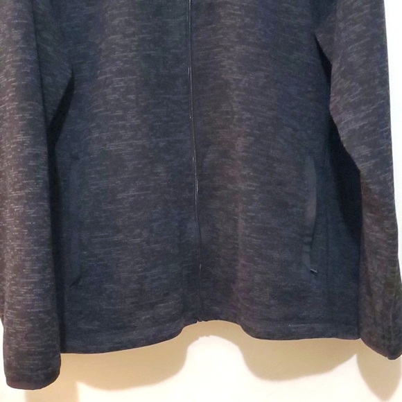 Swiss Tech Men's Softshell Jacket Full Zip Charcoal Gray/Black Size 2XL - Picture 3 of 8